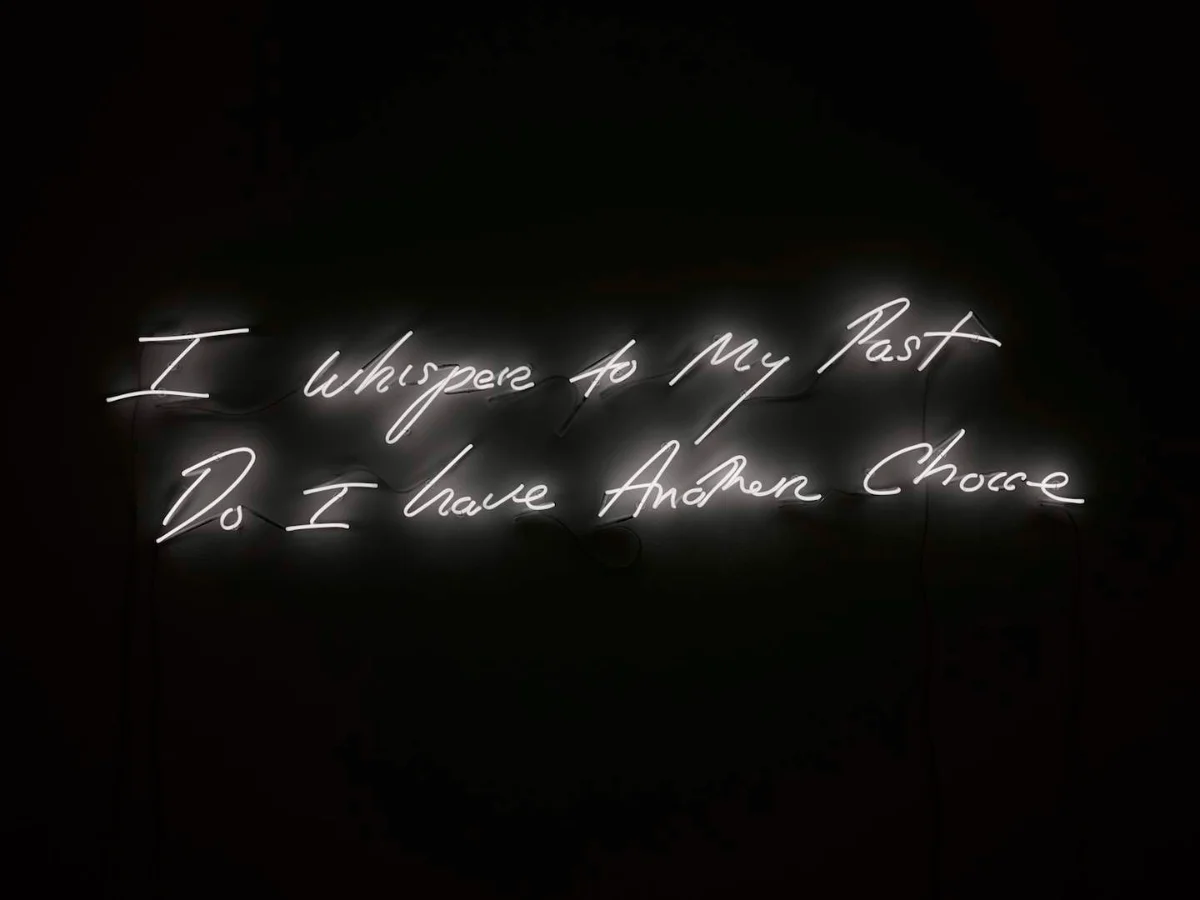 Tracey Emin, I whisper to My Past Do I have Another Choice, 2010